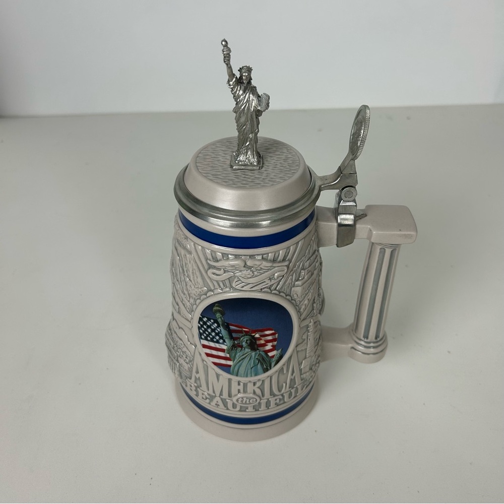 2002 – Avon “America The Beautiful” Stein Handcrafted in Brazil